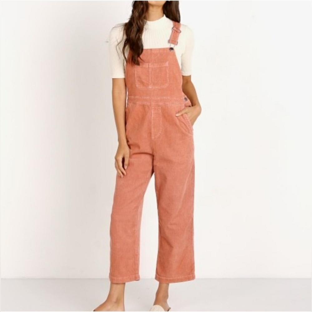 LACAUSA | Marcel Corduroy Overalls - Pink / 2 (XS)